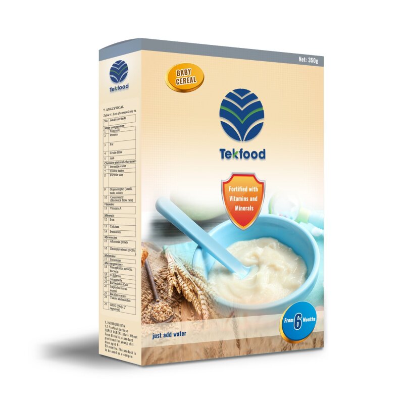 NOURRITURE POUR BÉBÉ TEKFOOD (MÉLANGE BLÉ-SOJA)