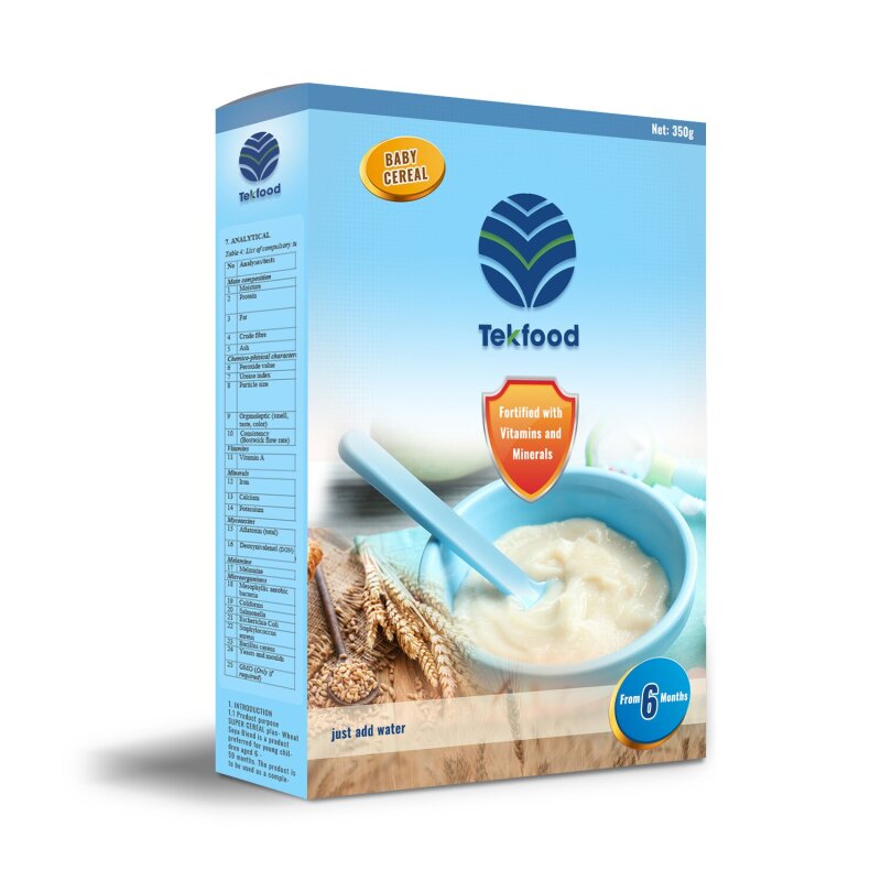 NOURRITURE POUR BÉBÉ TEKFOOD (MÉLANGE RIZ-SOJA)