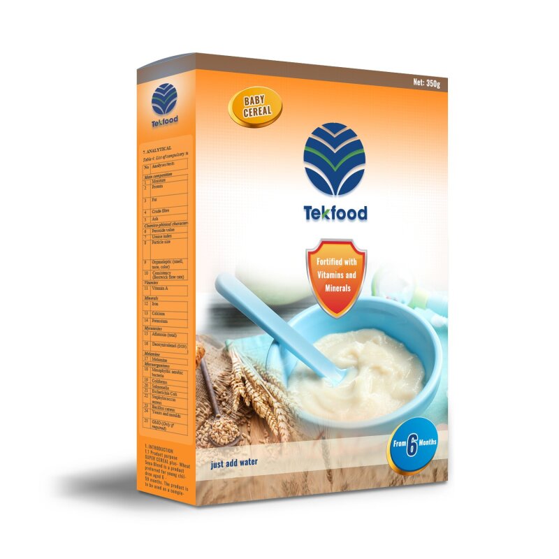 NOURRITURE POUR BÉBÉ TEKFOOD (MÉLANGE MAÏS-SOJA)